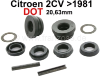 citroen 2cv hoofdremcilinder reparatieset dot remsysteem dubbel circuit P13209 - Bild 1