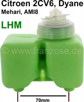 citroen 2cv hydraulische vloeistof en remvloeistofreservoir met dop voor het lhm remsysteem P13058 - Bild 1