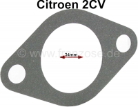 Carburateur voetpakking, dun, voor Citroen 2CV, met ronde carburateur