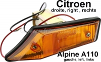 citroen 2cv knipperlichten vooraan knipperlicht compleet rechtsvoor oranje geschikt voor citro n P14553 - Bild 1