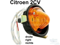 citroen 2cv knipperlichten vooraan knipperlicht rechtsvoor reproductie zonder keurmerk met beugel P14011 - Bild 1
