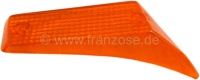 Renault - Knipperlichtkap linksvoor, oranje. Geschikt voor Citroën Dyane, Acadyane, Mehari. Renault