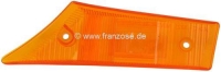 Citroen-2CV - Knipperlichtkap linksvoor, oranje. Geschikt voor Citroën Dyane, Acadyane, Mehari. Renault