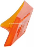 Citroen-2CV - Knipperlichtkap linksvoor, oranje. Geschikt voor Citroën Dyane, Acadyane, Mehari. Renault