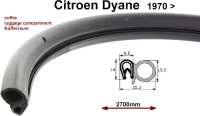 citroen 2cv kofferbak bevestigingen achterdeuren dyane afdichting voor kofferdeksel P16451 20260520163115 - Bild 1