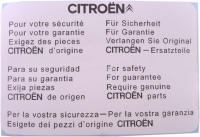 citroen 2cv kofferbak bevestigingen garantiesticker geschikt voor dyane vanaf 1977 P16980 - Bild 1