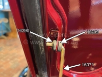 Renault - 2CV, kofferdeksel rubberen steunbalk. (Lager van de stang)