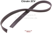 Citroen-2CV - 2CV, kofferdekselrubber bodem dwars, lengte 940mm.  Dichting links = 16086, dichting recht