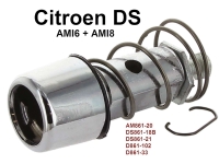 Kofferhendel: Drukknop (insert voor de slotcilinder), voor de deurhendels
