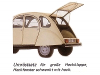 citroen 2cv kofferbak bevestigingen ombouwset naar grote kofferklep geschikt voor P17082 - Bild 1