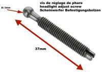 citroen 2cv koplampen accessoires beugels bevestigingsbout voor koplamp tapbout met kogelkop schroefdraad m5 x P14714 - Bild 1
