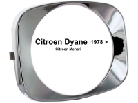 citroen 2cv koplampen accessoires beugels dyane mehari koplamp chroom ring geschikt voor P14008 - Bild 1