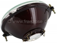 Citroen-2CV - Dyane/Mehari, koplampinzetstuk links. Geschikt voor Citroën Dyane + Mehari (voor metalen 