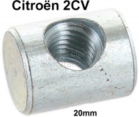 2CV, koplamphouder, bout met schroefdraad voor afstelling koplamphoogte. Deze