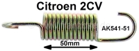2CV, koplamphouder, veer voor koplamphoogteverstelling. Geschikt voor Citroen