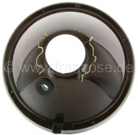 Citroen-2CV - Koplampinzetstuk Bilux (met parkeerlicht), reproductie. Geschikt voor Citroen 2CV, tot ca.