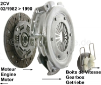 citroen 2cv koppeling complete voor 2cv6 van modeljaar 02 1982 tot 1990 met P10496 - Bild 1