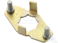 Citroen-2CV - Ontsteking: Centrifugaalgewicht montageplaat op de nokkenas. Geschikt voor Citroen 2CV6.