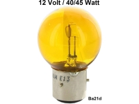 citroen 2cv lichtbron gloeilampen 6 12 volt gloeilamp 40 45 watt geel lampvoet met 3 pinnen P14407 - Bild 1