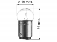 citroen 2cv lichtbron gloeilampen 6 12 volt gloeilamp 5 watt lage versie voor P14364 - Bild 1