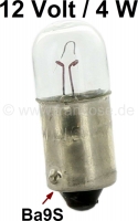 citroen 2cv lichtbron gloeilampen 6 12 volt lamp 4 watt stopcontact ba9s bijv parkeerlicht P14034 - Bild 1