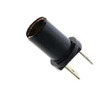 Alle - Lampvoet (9,8 mm diameter) voor snelheidsmeterverlichting, Ba9s lampvoet. De lampvoet kan 