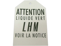 citroen 2cv loodgieter bijlagekaart attentie lhm P30274 - Bild 1