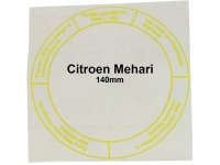 citroen 2cv luchtfilter lautrette sticker voor het geschikt mehari P17527 - Bild 1