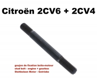 Boutverbinding motor-transmissie: Studbout lang, tussen motor + transmissie