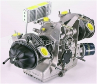 Citroen-2CV - Motor voor Citroen 2CV6, in ruil. Zonder contactdoos! Incl. nieuwe olievulopening, olievul