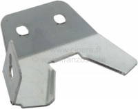Citroen-2CV - 2CV, motorkap, bevestigingsplaat voor de vergrendeling van de motorkap (laatste versie tot