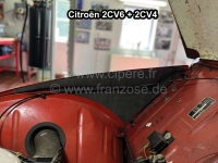 Renault - 2CV, isolatie voor de wangen van de motorkap (1 set = links + rechts). Geschikt voor Citro