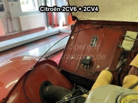 Renault - 2CV, isolatie voor de wangen van de motorkap (1 set = links + rechts). Geschikt voor Citro