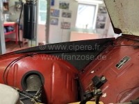 Renault - 2CV, isolatie voor de wangen van de motorkap (1 set = links + rechts). Geschikt voor Citro