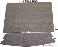 Renault - 2CV, motorkap, isolatiemat (Made in Germany), voor Citroen 2CV, van 1961 tot 1990. De moto