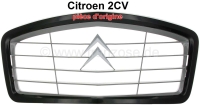 citroen 2cv motorkap voorpanelen kunststof radiatorrooster origineel kleur grijs met zwarte P16416 - Bild 1
