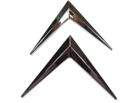 2CV, radiateurrooster, Citroën hoek, verchroomd. Ter vervanging van kunststof