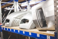 Renault - 2CV, motorkap van plaatstaal, voor Citroen 2CV vanaf modeljaar 1974. reproductie! De motor