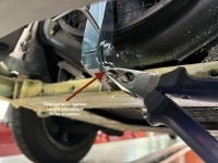 Renault - 2CV, motorkap, vergrendelingshaak compleet. Geschikt voor Citroen 2CV, geïnstalleerd van 