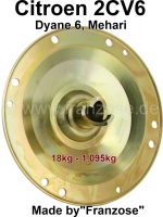 citroen 2cv motorkoeling katrol zonder ventilatorblad v snaar beter dan origineel gemaakt door P10659 - Bild 1