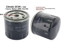 Citroen-2CV - Oliefilter voor Citroen 2CV. Merkleverancier (Valeo, MecaFilter-Purflux). (Geen reproducti