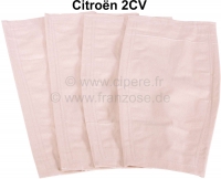 citroen 2cv ondervulling geveerde stoelen jute stretchhoes met ijzerdraad aan zijkanten hoes P18320 - Bild 1