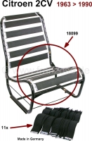 citroen 2cv ondervulling geveerde stoelen ombouwset veiligheidsgordels voor 1 voorstoel geschikt P18099 - Bild 1