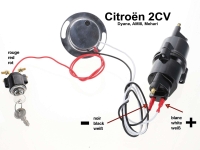 Citroen-2CV - Elektronisch ontstekingssysteem 12 Volt - reproductie! Geschikt voor Citroen 2CV6. Dit ont