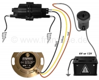 Citroen-2CV - Elektronisch ontstekingssysteem 6 + 12 volt. Voor alle Citroen 2CV, van de 375cc motor met