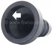 Citroen-2CV - Kraagveerbeker - trekstang. (Afdichting van de trekveer aan de schroefdraadbuis). Geschikt