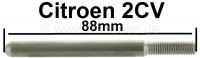 Citroen-2CV - Drukstang hoofdremcilinder (verstelbaar). Lengte 88 mm. Gemonteerd tussen rempedaal en hoo