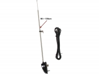 citroen 2cv radio antenne voor zijdelingse montage op a stijl verchroomd deze antennes P14141 - Bild 1