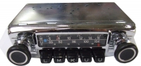 Citroen-2CV - Radio Blaupunkt Frankfurt, met chromen rand, gereviseerd. 24 maanden garantie, 12V. Met Di