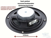 Renault - Ingebouwde luidspreker, zeer vlakke installatiehoogte (leveringsomvang: 1 stuk). Installat